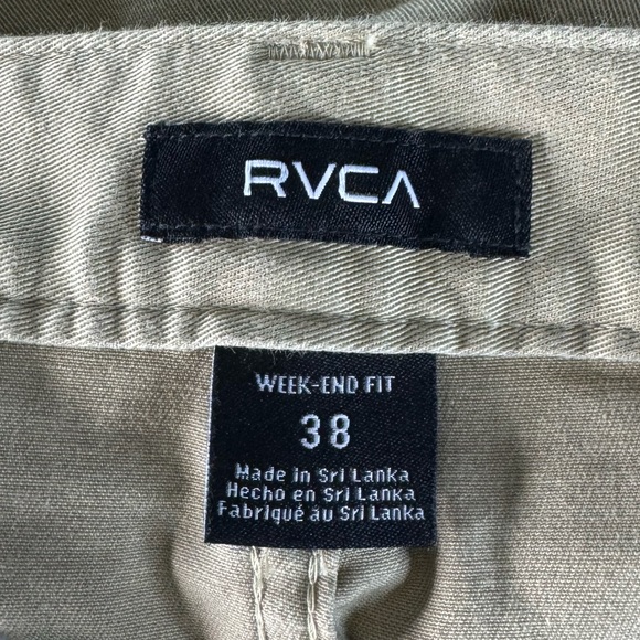 RVCA Men’s The Weekend Stretch Straight Fit Pants - NWT - Picture 11 of 12